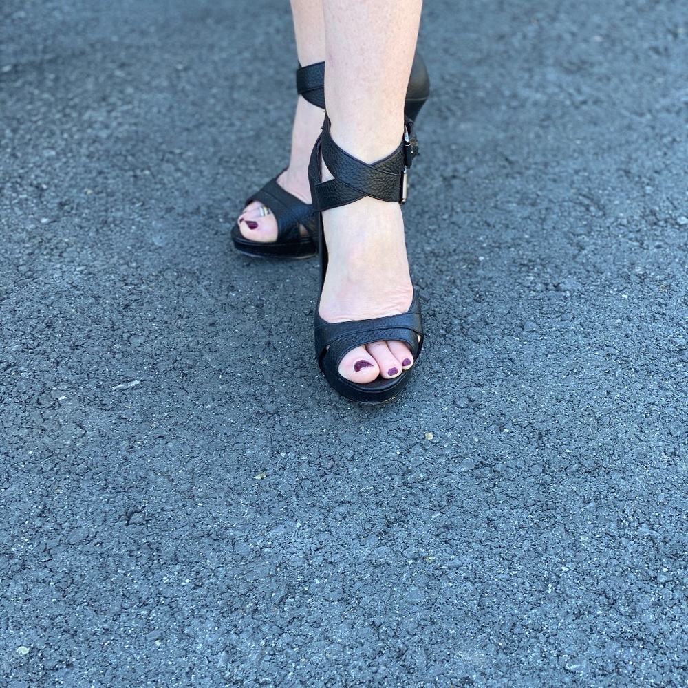 Charles David Double Strap Platform Stiletto’s - image 3